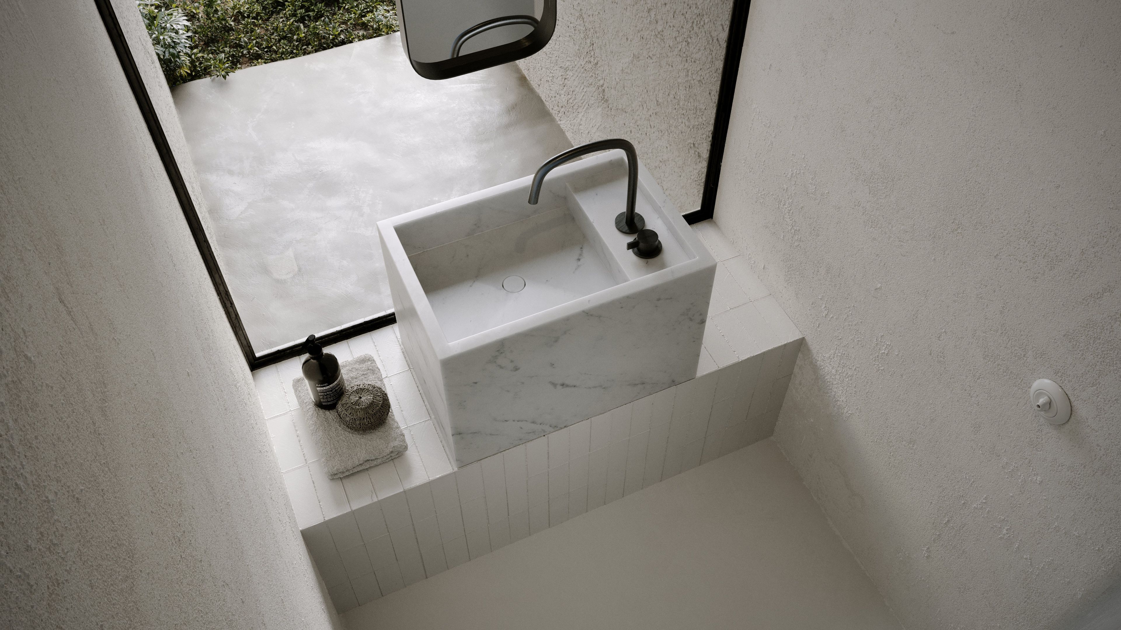 Одиночный подвесной умывальник из натурального камня COCOON Piet Boon ARCH-00052049 - Вид №11