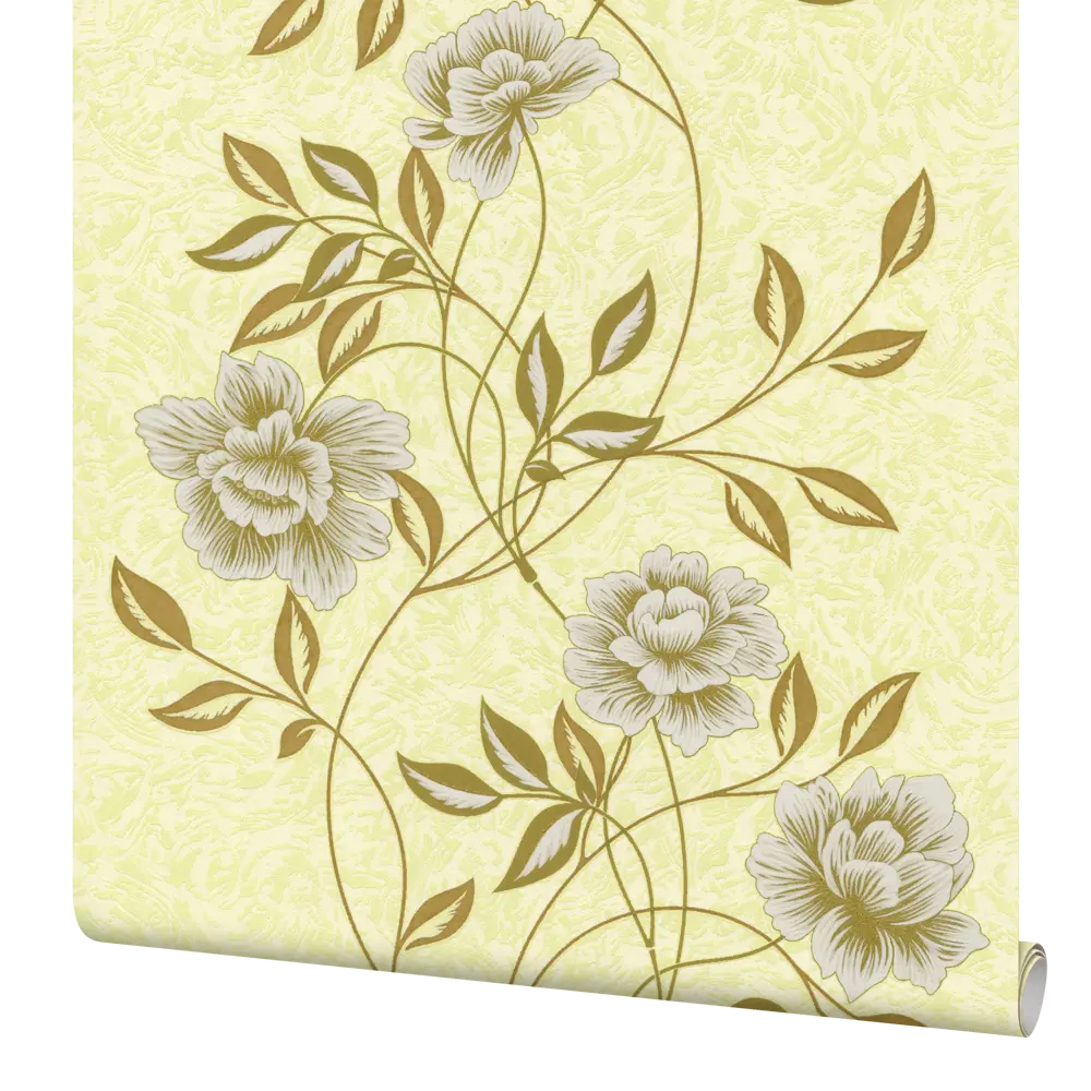 Обои виниловые Палитра Home Color зеленые 0.53 м 136-77 82555239 STLM-2076522 Jardin