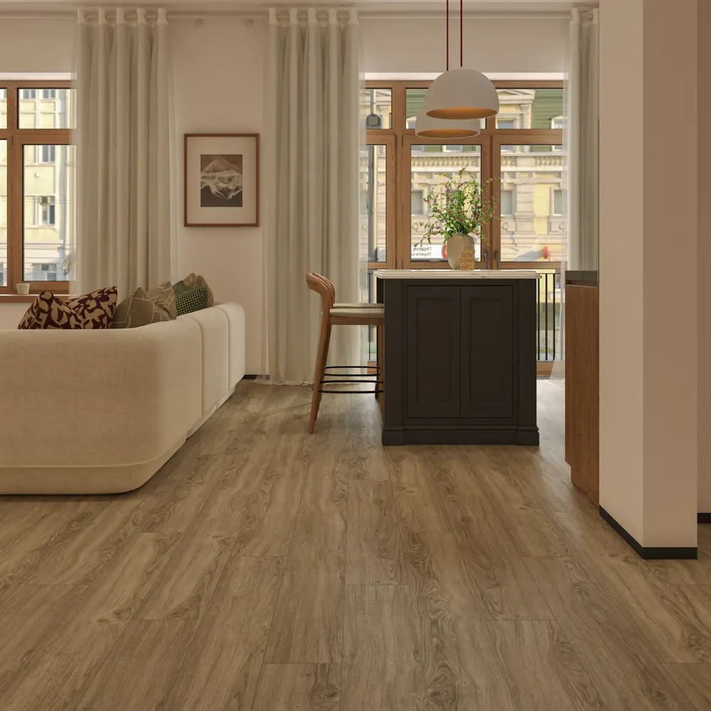 SPC плитка Natisston Дуб Натуральный класс 43 толщина 4 мм 2.232 STLM-2083739