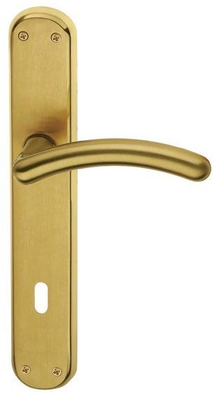 Pasini Ручка из латуни на пластине с накладкой  3380  - Вид №1