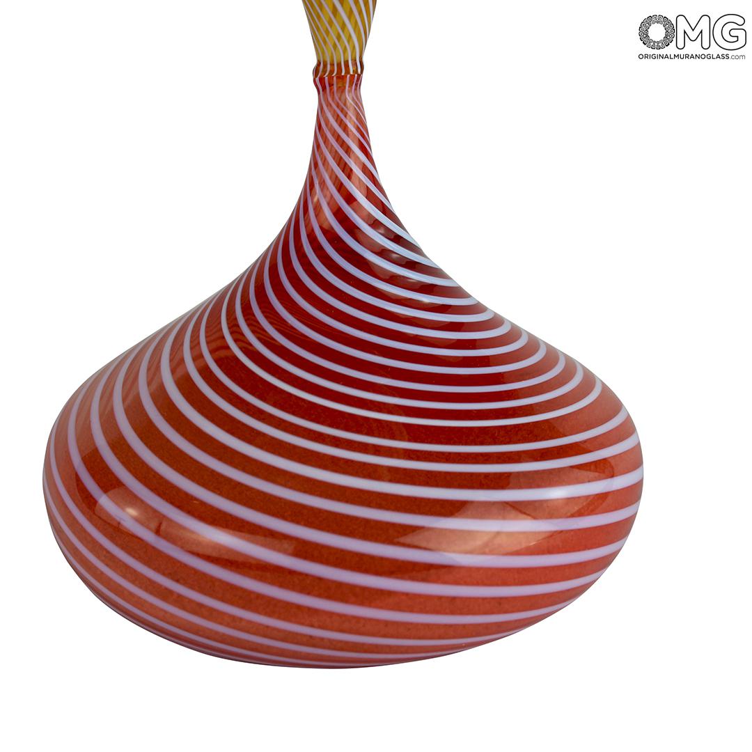 4428 ORIGINALMURANOGLASS Песочные Часы - оранжевые - муранское стекло OMG 9 см  - Вид №1