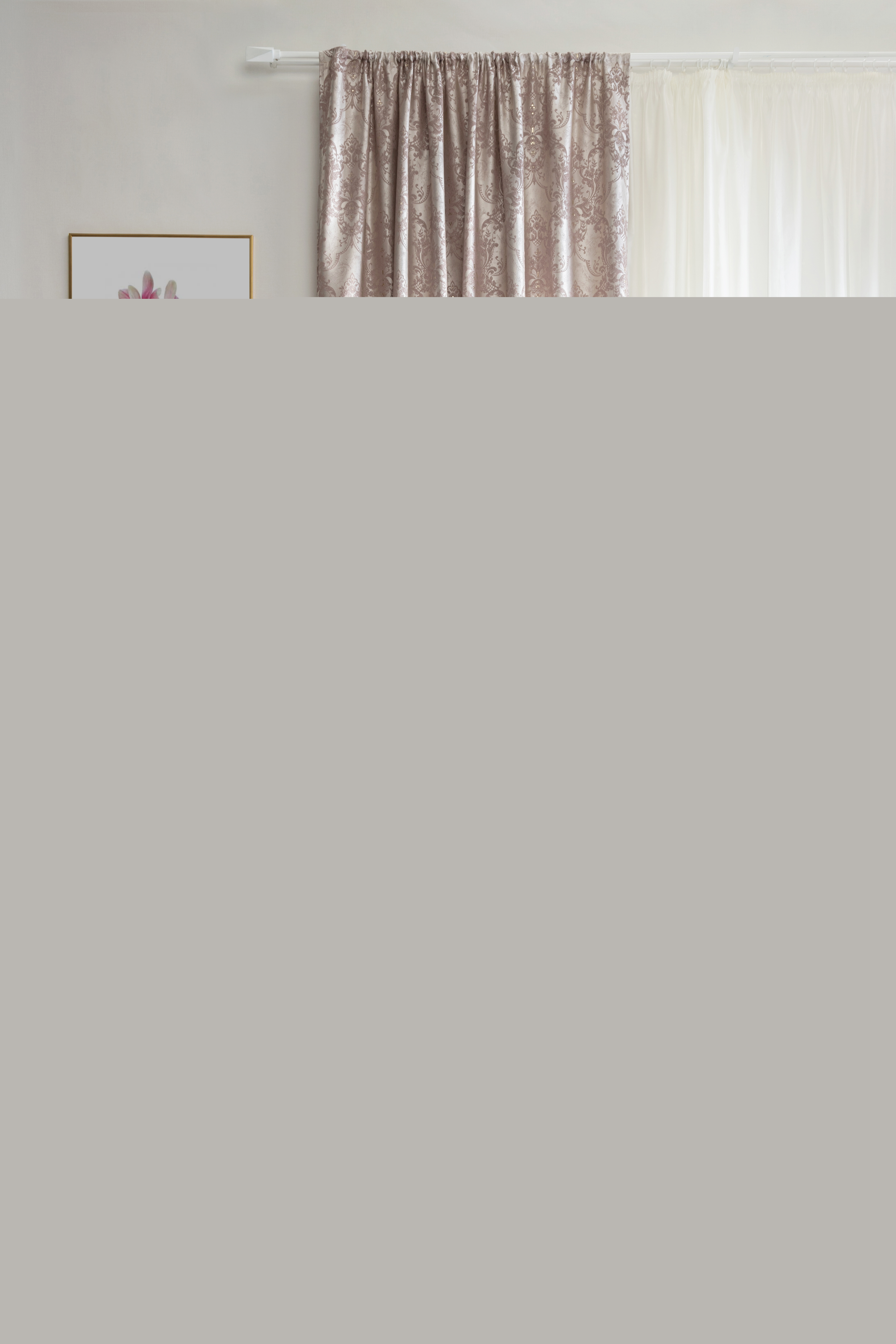 Штора «Уют» от Торгового Дома Текстиль - бежевая классика для гостиной 18201097 ТОРГОВЫЙ ДОМ ТЕКСТИЛЬ STLM-0009982 - Вид №6