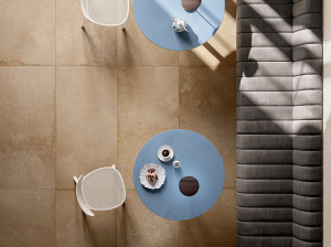 Пол / керамогранит с эффектом цемента