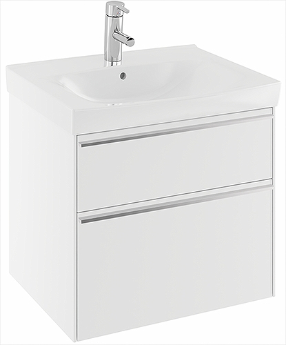 42641 Комплект мебели IFO Sense, с двумя ящиками, Ш = 600 мм, Ш1 = 622 мм, белый  - Вид №1