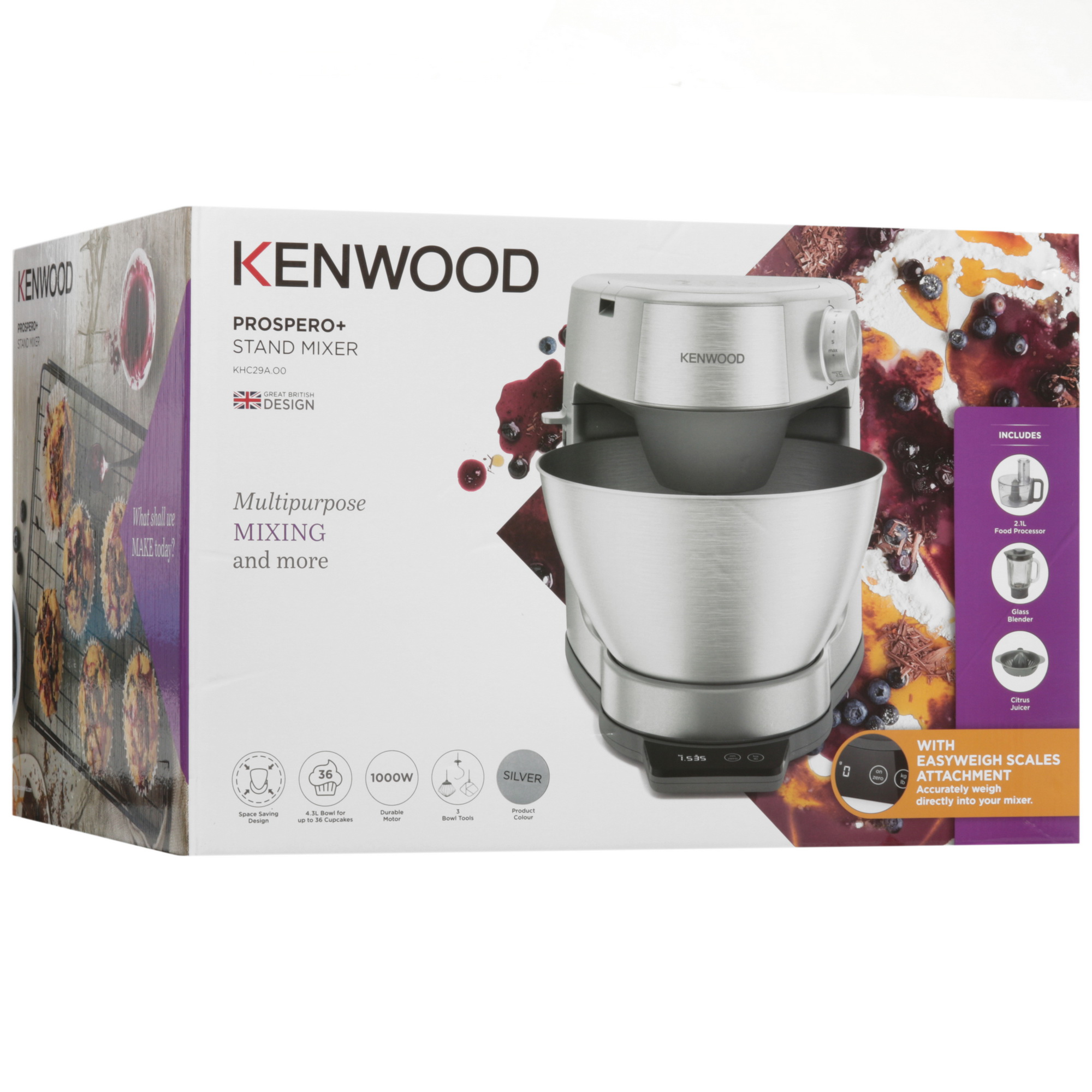 5607106 Кухонная машина Kenwood KHC29A.O0SI серый STDN-0071230 - Вид №15