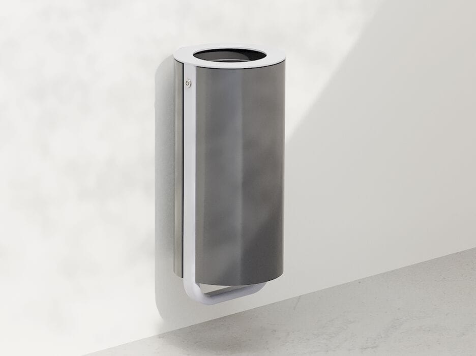 Настенный оцинкованный стальной мусорный ящик DIMCAR DIAPASON ARCH-00035356 - Вид №1