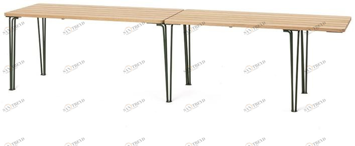 Nola Industrier Садовая скамейка из стали и дерева Gard sun-id-1458252