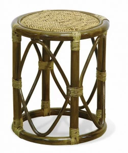 Табурет 39х32 см олива Calamus Rotan VINOTTI  00-3885350 Зеленый
