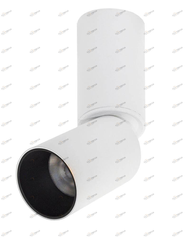 Спот потолочный светодиодный 16 см белый "Торин" 8001/1CS-WT-BK LUMIEN HALL ТОРИН 00-3949056 Белый 