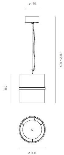 Firmamento Milano Светодиодная подвесная лампа из опалового стекла Boa sun-id-1399734 - Вид №2