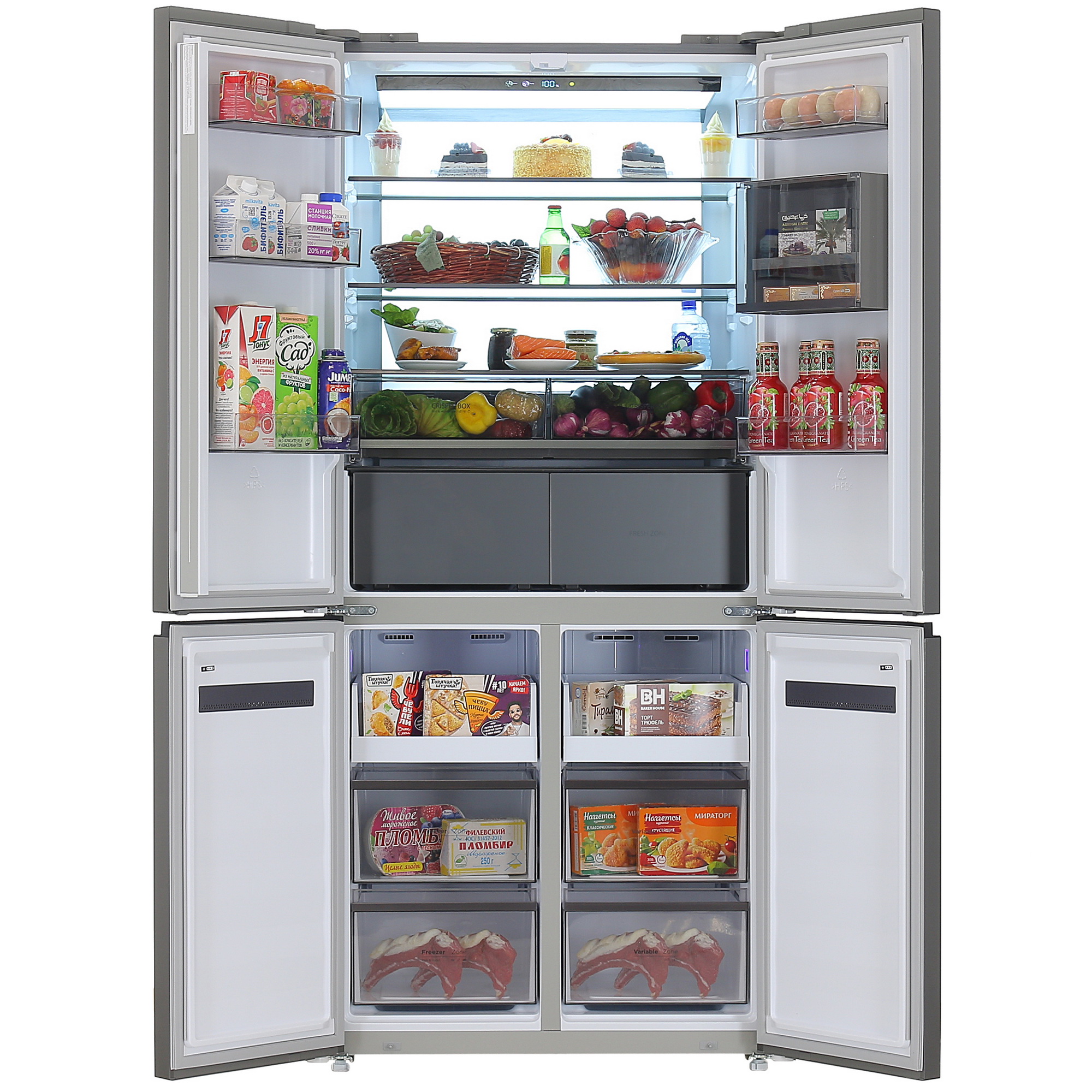 5407330 Холодильник многодверный   Eigen Stark-RF03 серебристый STDN-0141334 - Вид №5