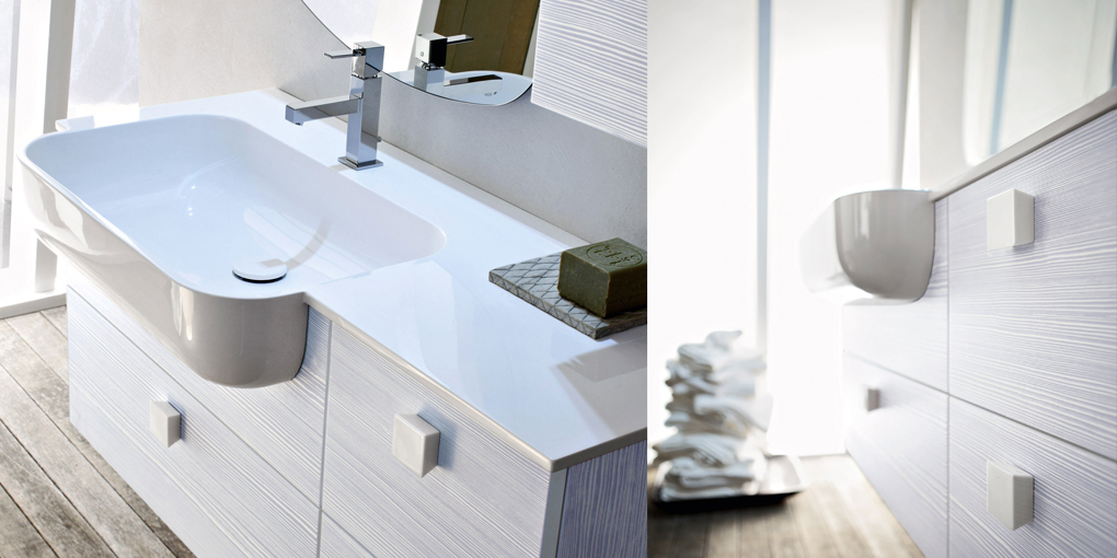 Комплект мебели для ванной Sky 130 Arbi Sky Larice Collection SKY130 - Вид №1