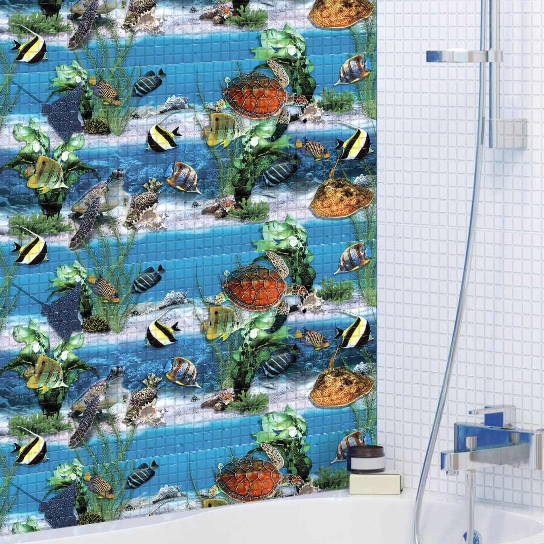 Панель ПВХ 0,3 мозаика «Подводный мир» STELLA STSR-749 - Вид №1