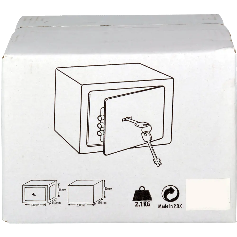 Сейф мебельный механический с ключевым замком 4 л 18180839 STLM-2098915 Santreyd  - Вид №5