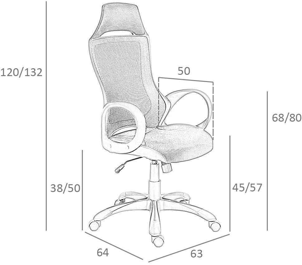 Angel Cerdá Сетчатое офисное кресло с регулируемой высотой и подлокотниками New chair 4074 Angel Cerda - Вид №6