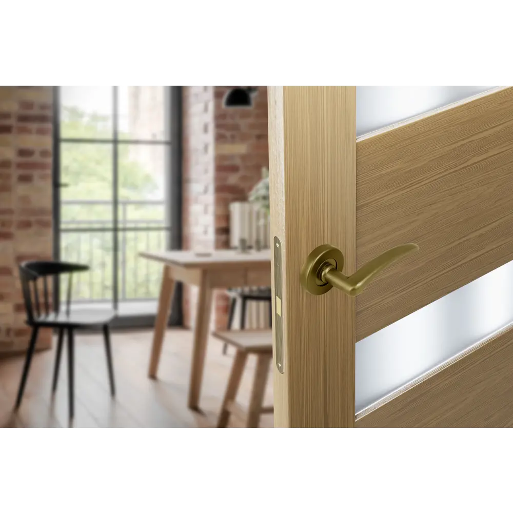 EDSON Дверная ручка на розетке E 015-S в бронзовом анодировании 18743603 STLM-0012366 - Вид №7