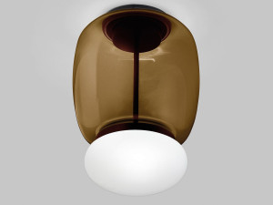 Стеклянный потолочный светильник