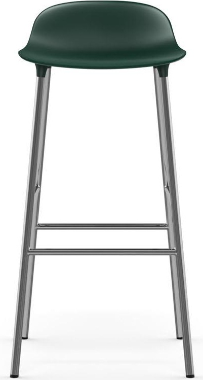 603166 Барный стул 75 см Chrome Green Normann Copenhagen Form - Вид №1