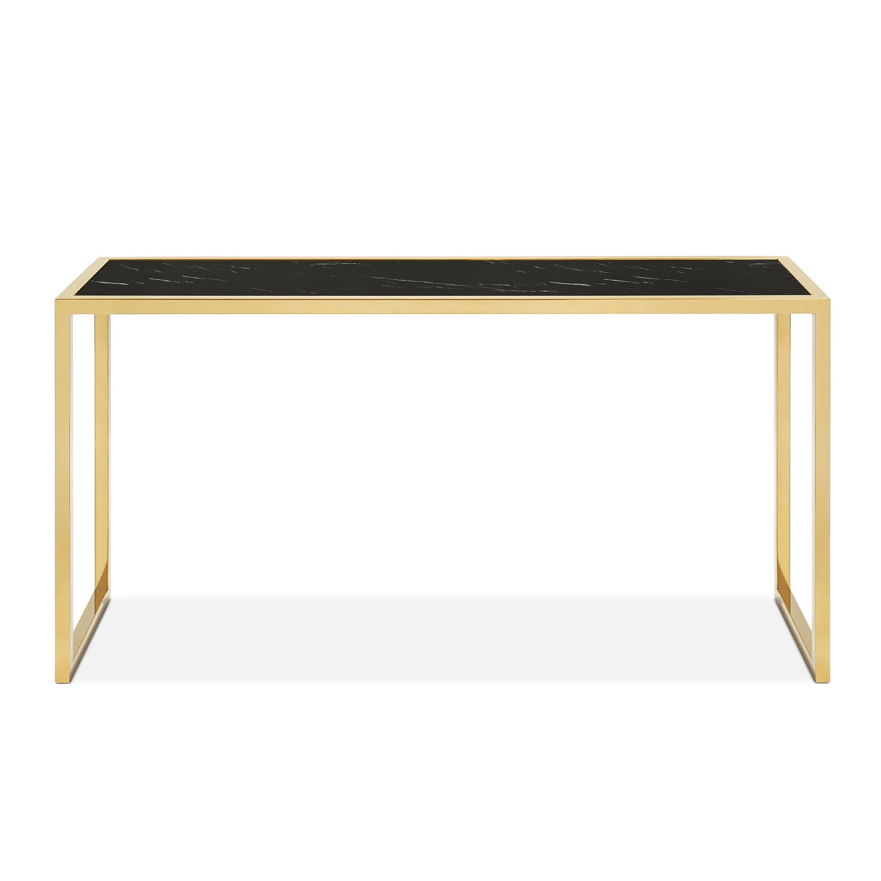 450287-BS ABHIKA КОНСОЛЬНАЯ КОРОНА ПРЯМАЯ H75 150X40 BLACK/SILVER  - Вид №4