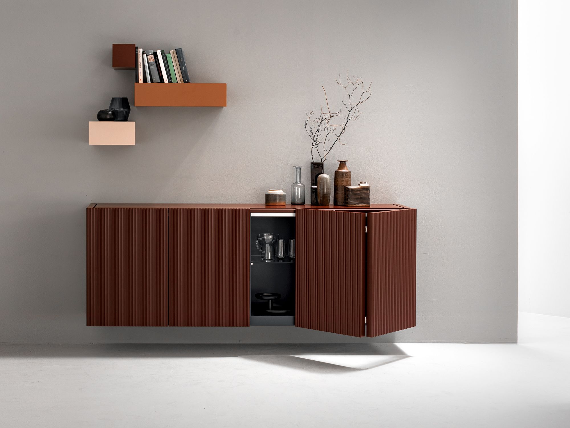 Деревянный шкаф с раздвижными дверями Capo d’Opera Aero ARCH-00074097 - Вид №1