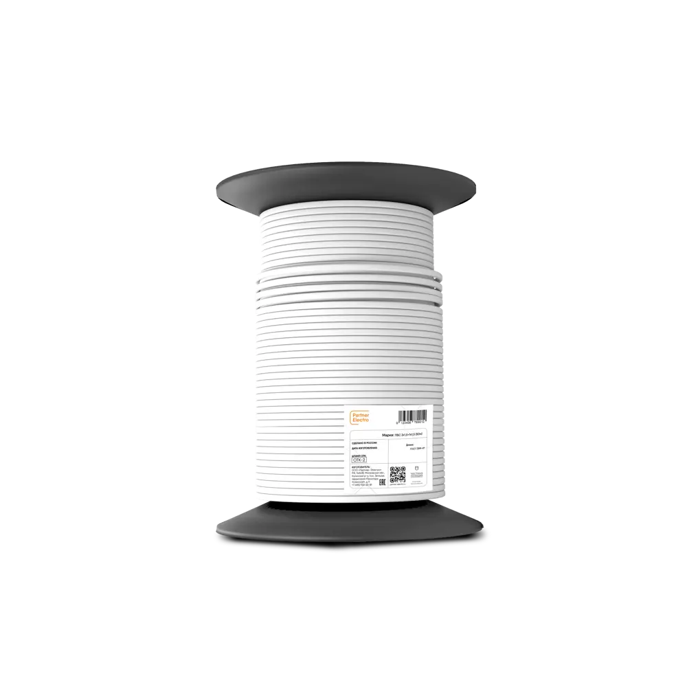 Провод Партнер-Электро ПВС 4x1.5 50 м ГОСТ цвет белый STLM-2138165 - Вид №1