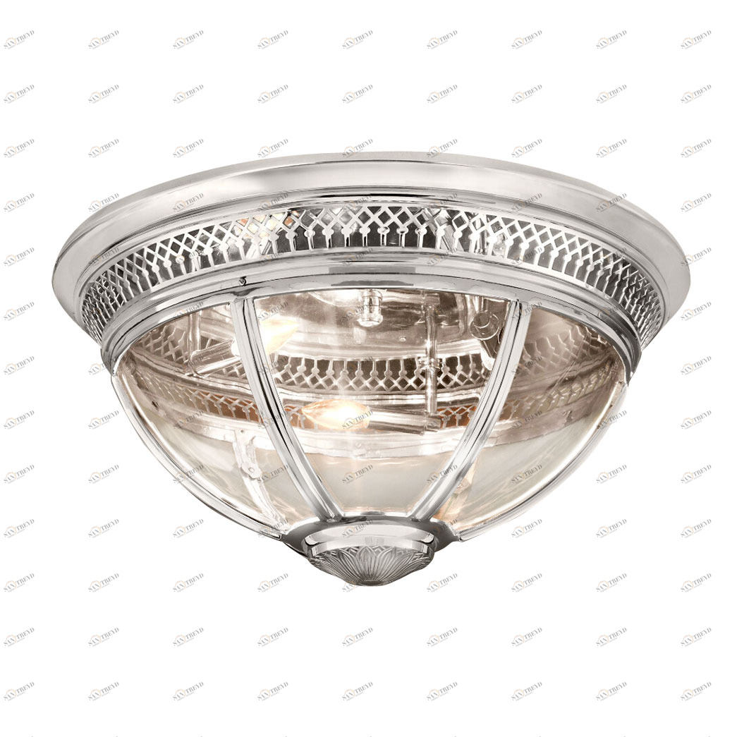 Потолочный светильник Residential 4 nickel от Delight Collection KM0115C-4S nickel DELIGHT COLLECTION ДИЗАЙНЕРСКИЕ 244401 Никель;прозрачный 