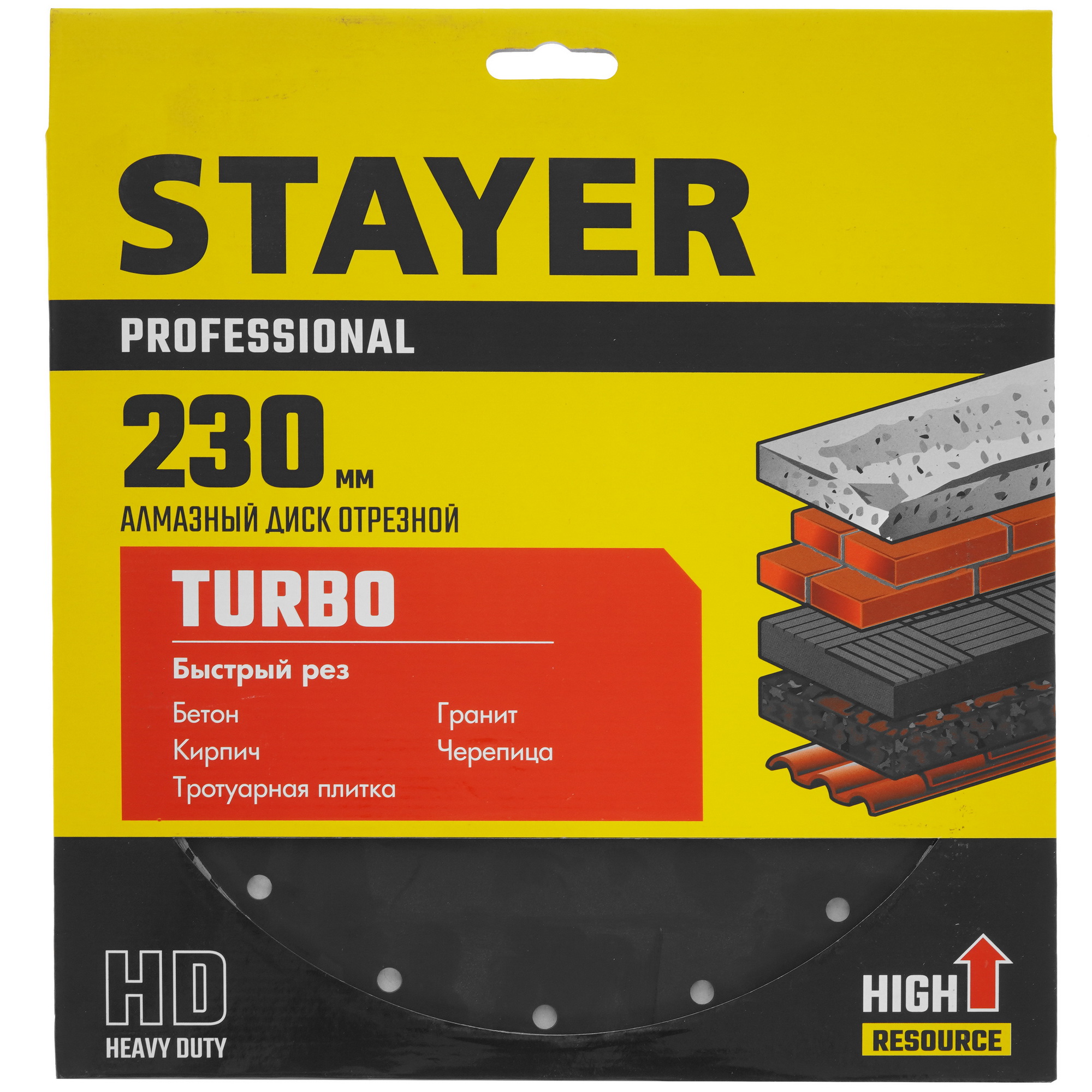 Диск алмазный STAYER TURBO 230 мм 9012456 STDN-0015044 - Вид №3