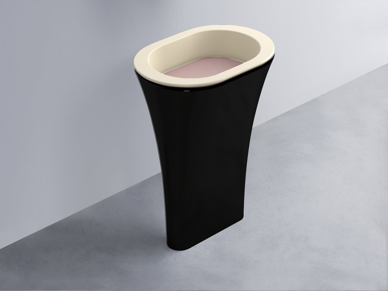 AMLA65-LN+AMPILO-CP+AMCOLO-N Раковина Amedeo Ovale отдельностоящая cielo Enjoy + Amedeo Ceramica Cielo