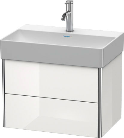XS416708686 XSquare Тумбочка подвесная компакт Капучино глянцевый лак Duravit - Вид №2