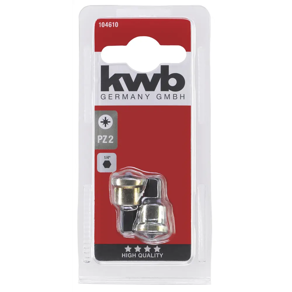 Бита с ограничителем KWB 104610 PZ2x25 мм, 2 шт. 89034388 STLM-2164502 Santreyd  - Вид №1