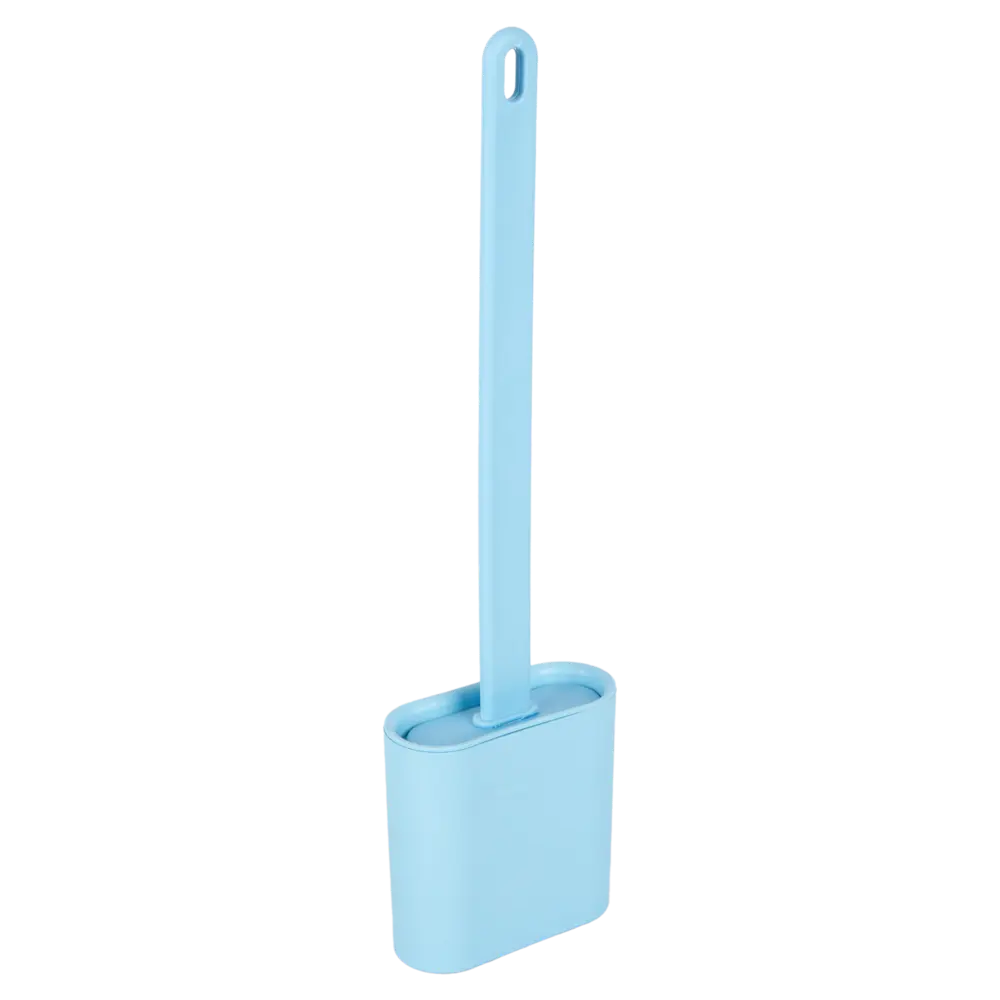 Ершик для унитаза VIDAGE Гуам - синий силиконовый гигиенический аксессуар 89373799 STLM-1526402