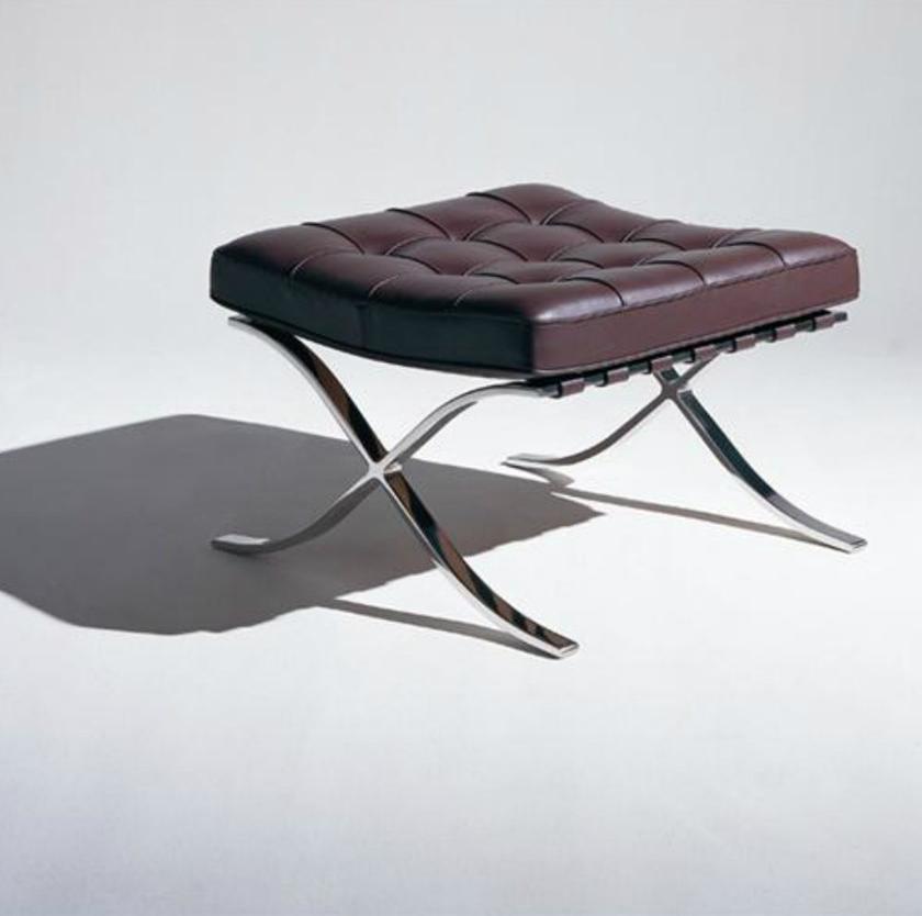 KNOLL Подставка для ног из кожи Barcelona® sun-id-1437751 - Вид №5