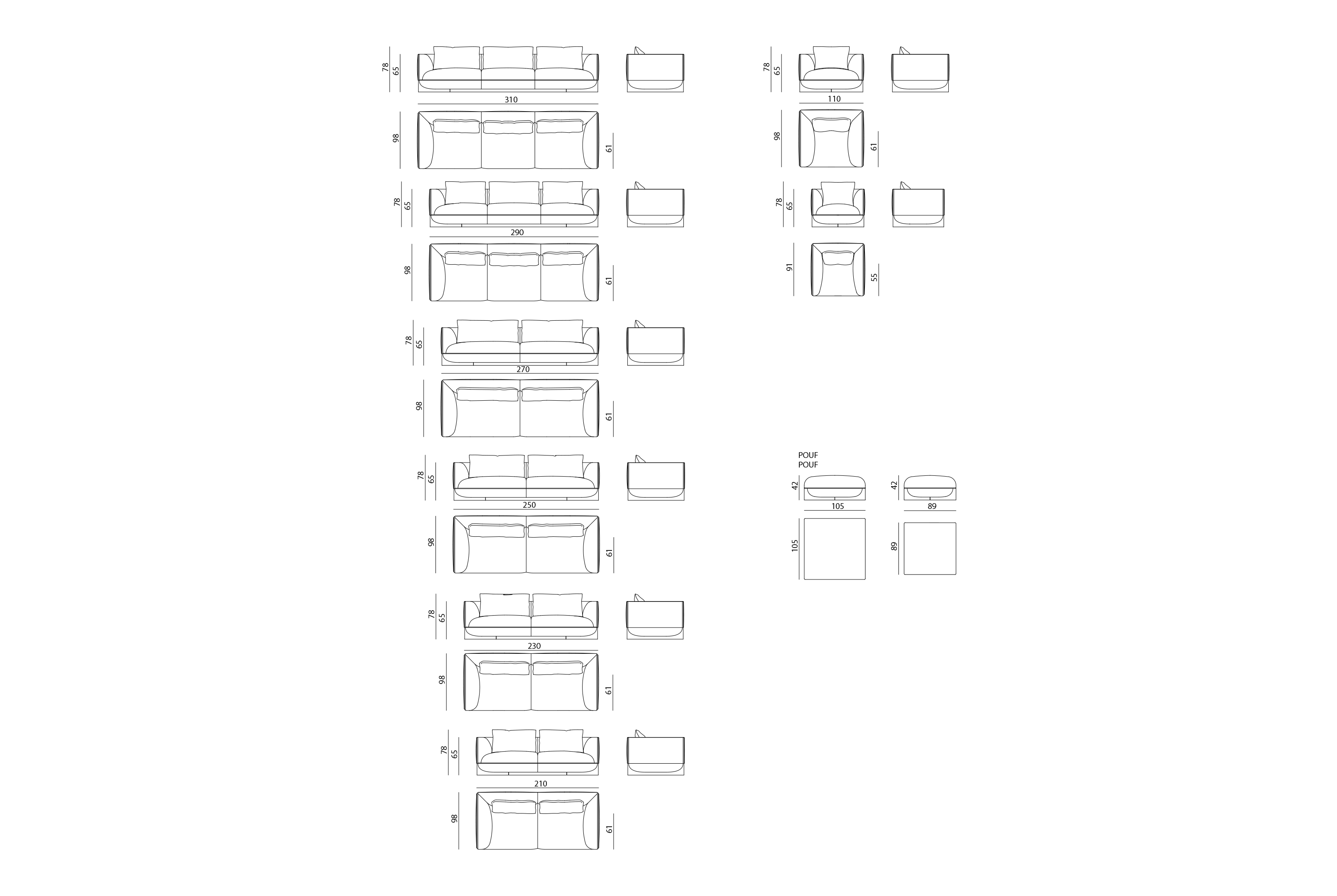 Ca' Foscari Диван Visionnaire  - Вид №15