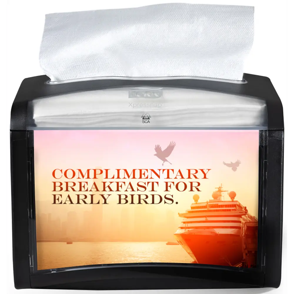 Диспенсер для салфеток настольный Tork XPN цвет черный Xspressnap STLM-2182179 - Вид №1