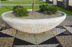 D01-CB.DK ДОЛИНА, цветочница бетонная с декоративной крошкой LAB.Space