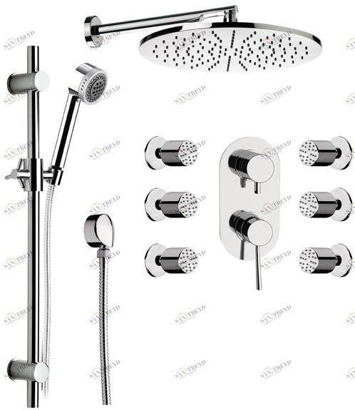 Remer Rubinetterie Смеситель для душа с лейкой Minimal N 93 7 s02