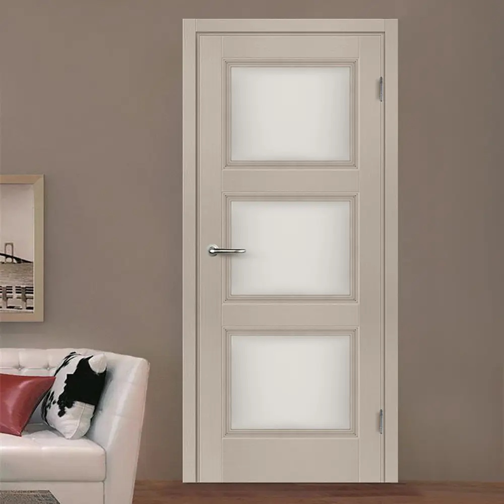 Комплект двери Трилло со стеклом 70x200 см Hardflex цвет ясень элегант с добором 150 мм МАРИО РИОЛИ STLM-2148679 - Вид №1