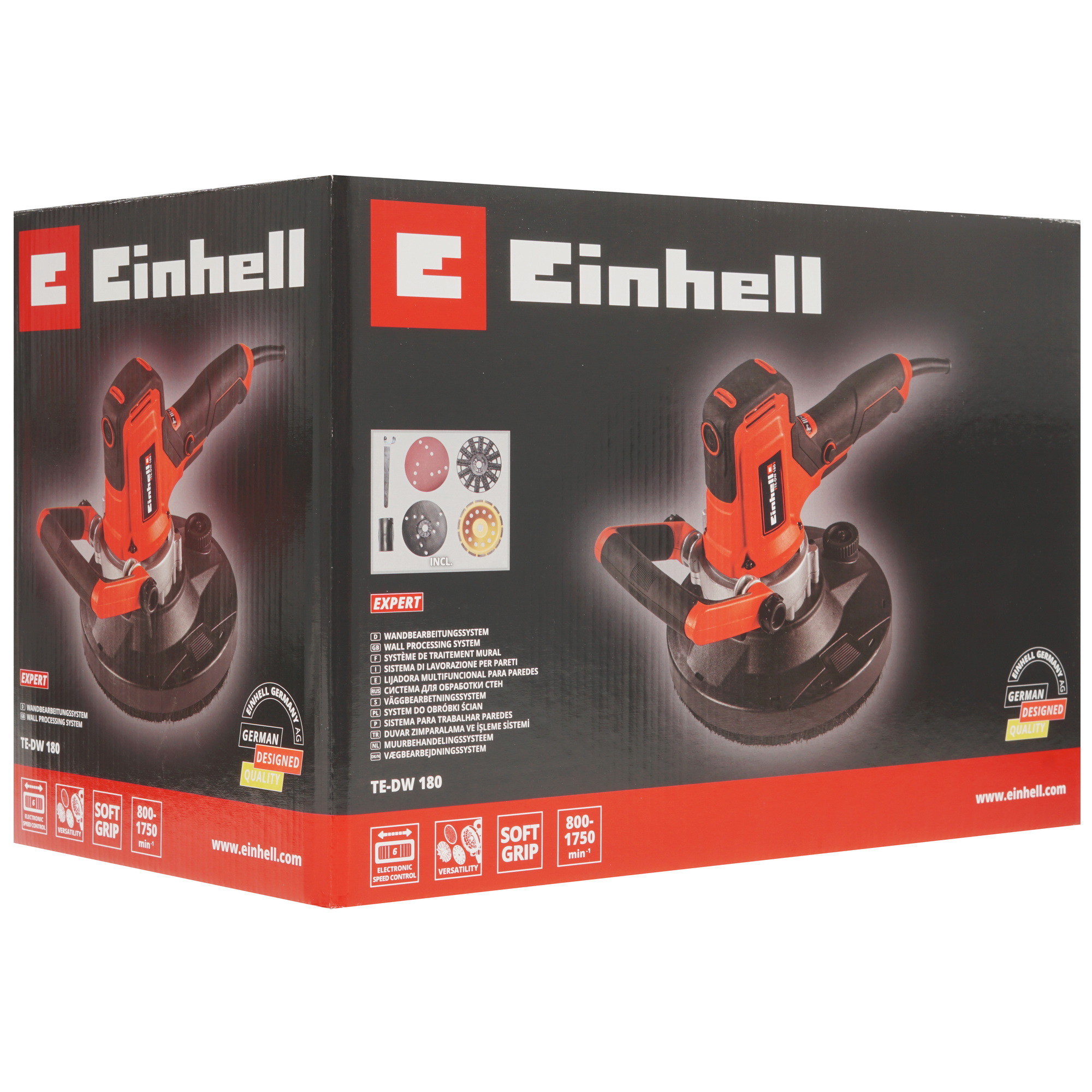 Шлифовальная машина для стен и потолка Einhell TE-DW 180 5308585 STDN-0064508 - Вид №8