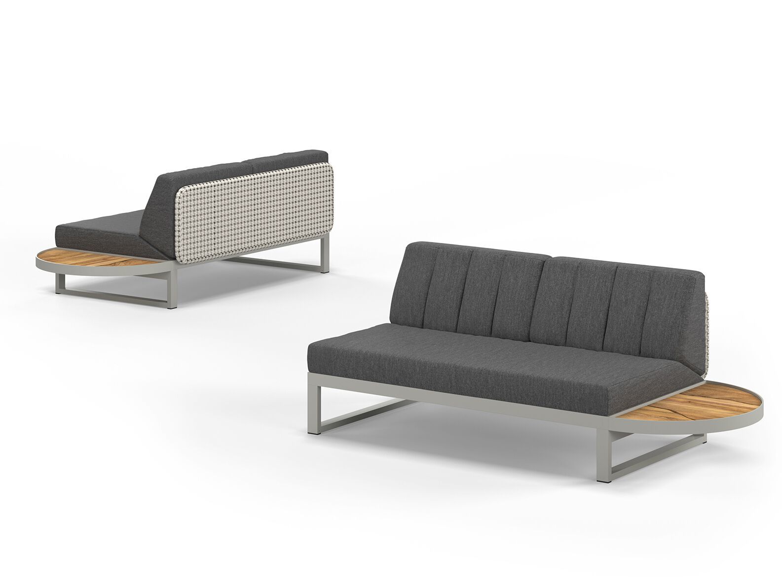 2-местный модульный тканевый диван с журнальной стойкой MAMAGREEN Munia ARCH-00077745 - Вид №13