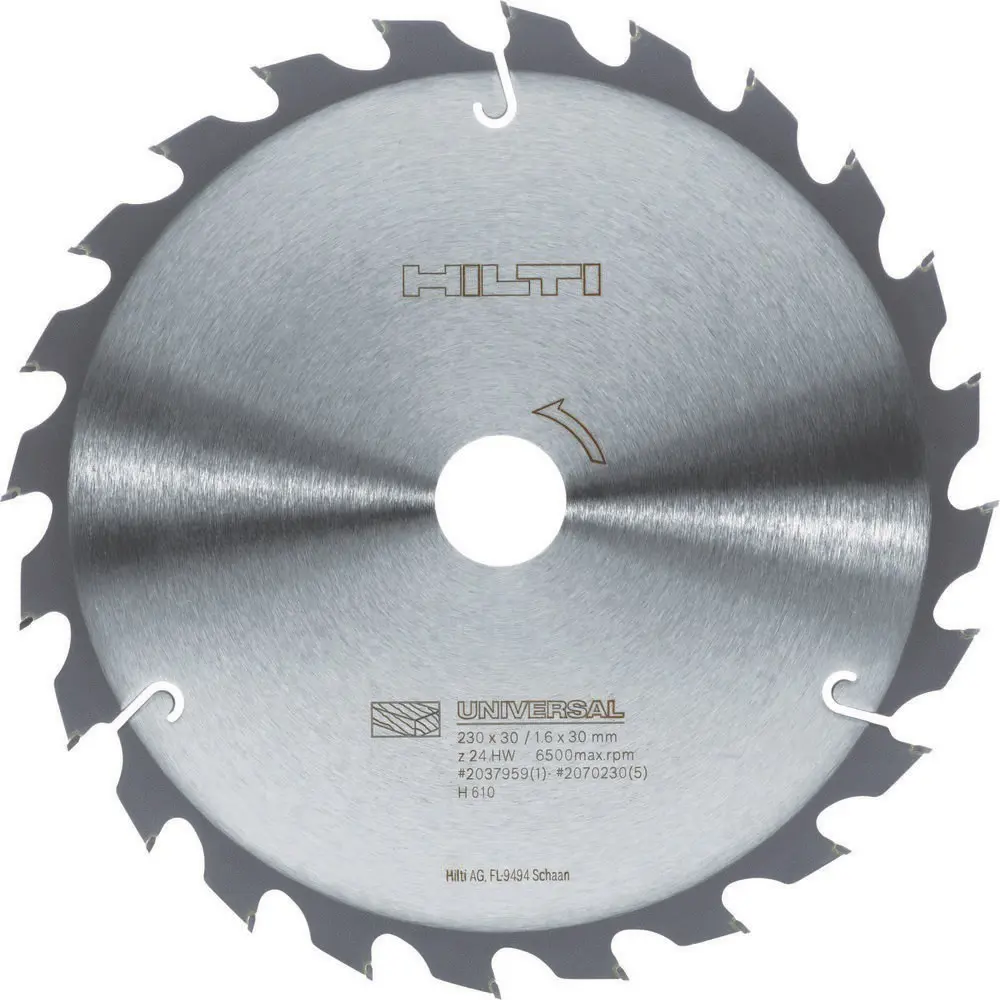 Диск пильный по дереву Hilti SCB WU 24Т 230x30x1.6 мм, кольца: 20 и 25.4 82232200 STLM-2031469 