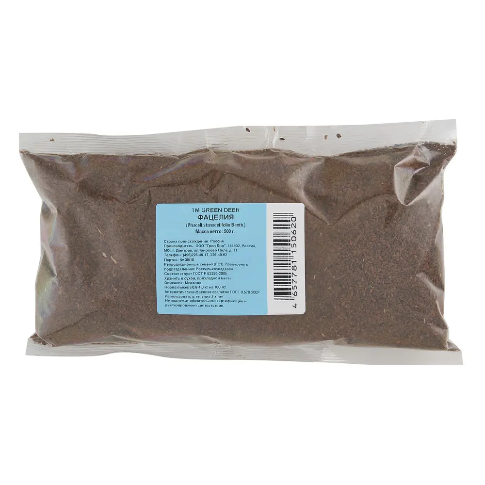 87759778 Семена сидератов Фацелия 0.5 кг STLM-0075562 Santreyd 