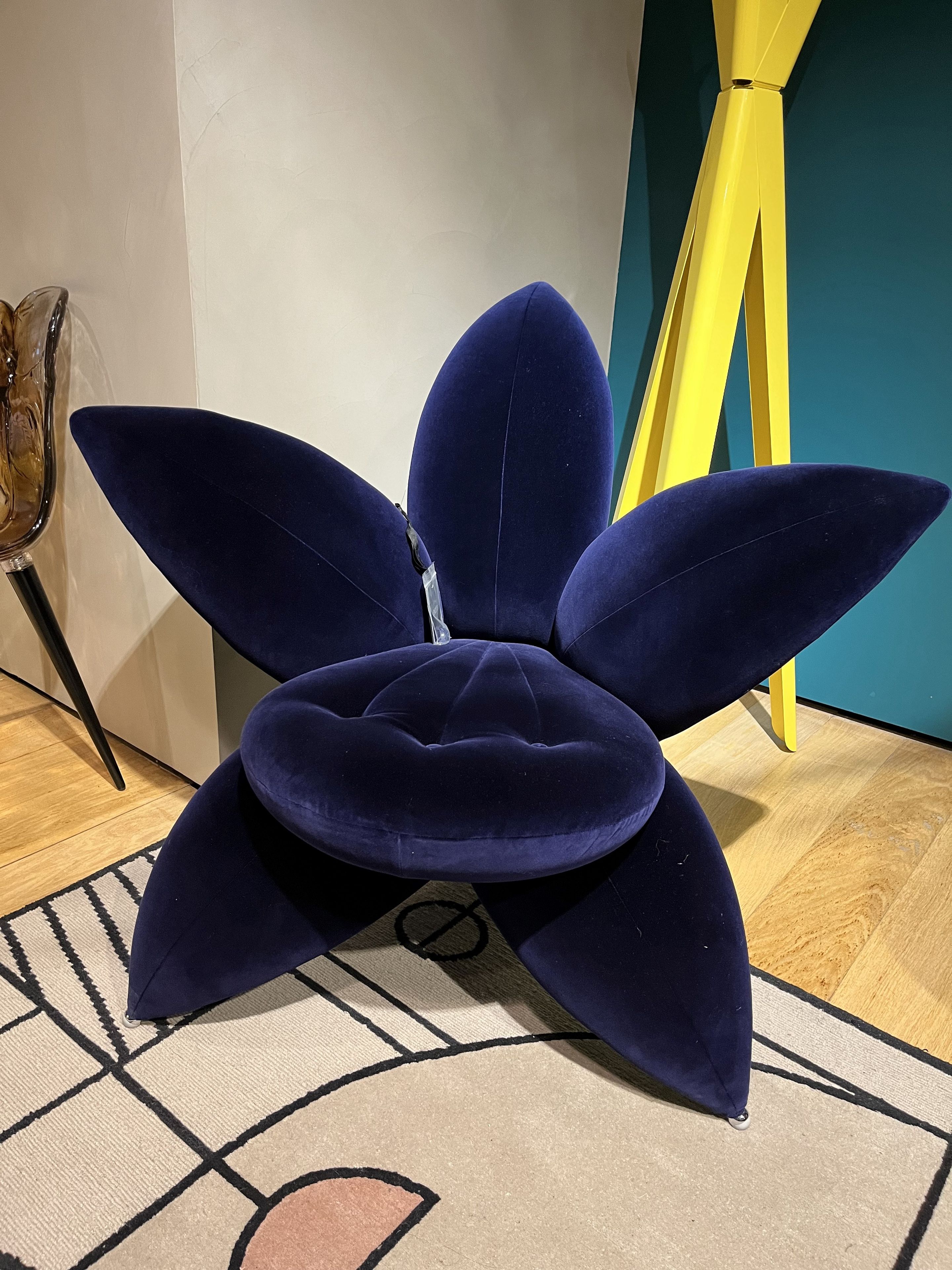 Тканевое кресло с колесами In Stock Edra ARCH-00022047 - Вид №1