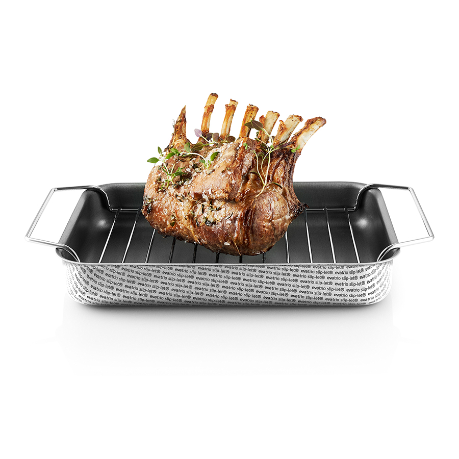202028 Жаровня с решеткой и антипригарным покрытием slip-let®, 25х18 см Eva Solo  - Вид №1