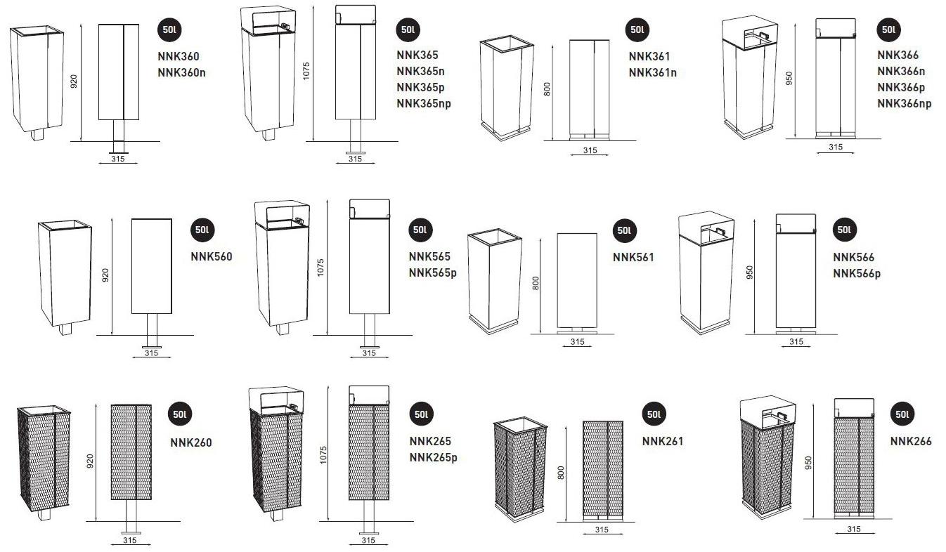 mmcité1 Контейнер для мусора из стали Nanuk sun-id-1494090 - Вид №7