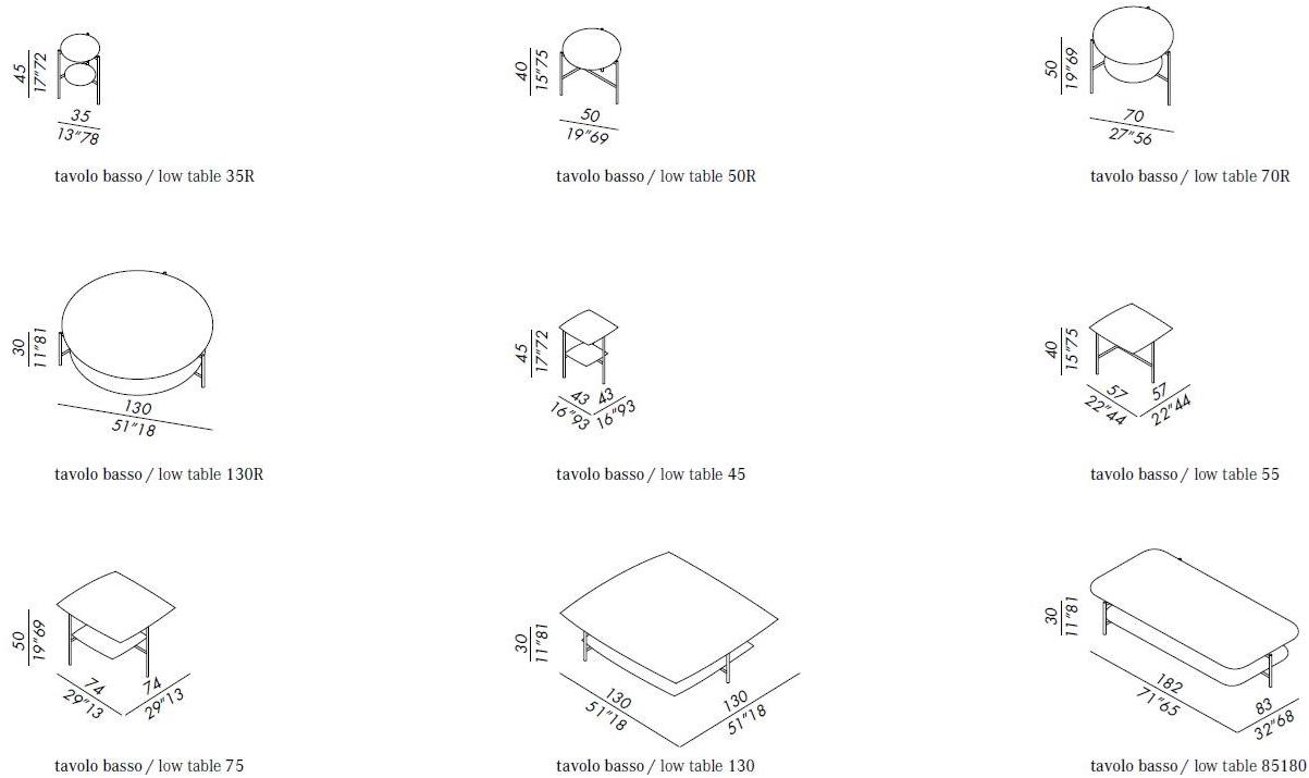 Meridiani Круглый журнальный столик sun-id-1462883 - Вид №6