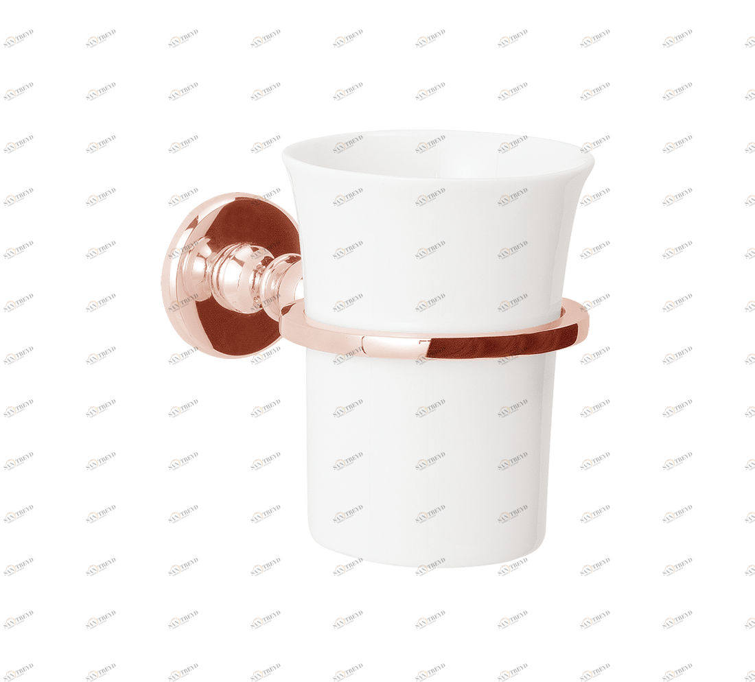 Gentry Home Керамический держатель стакана Queen Rose gold GH100519