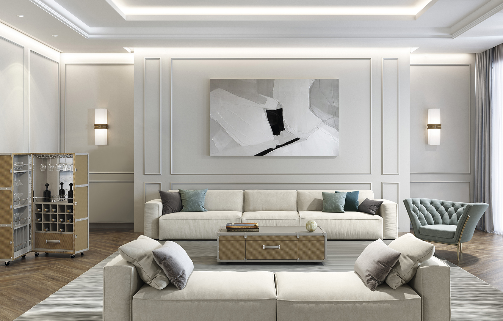 1-местный диван Boston Pure Boston A4621 Coleccion Alexandra - Вид №3