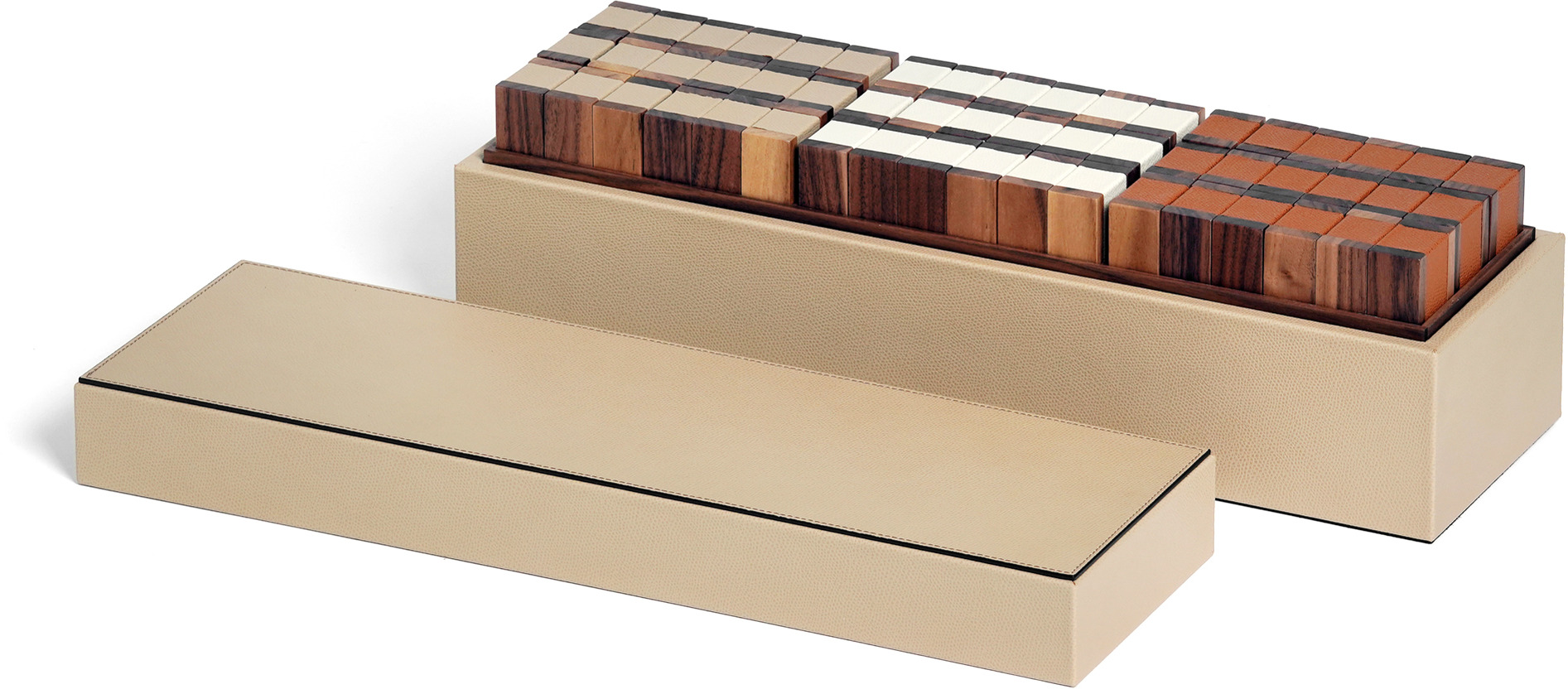 Пизанская башня - 49X15X H14,5 см / зернистая кожа_artic