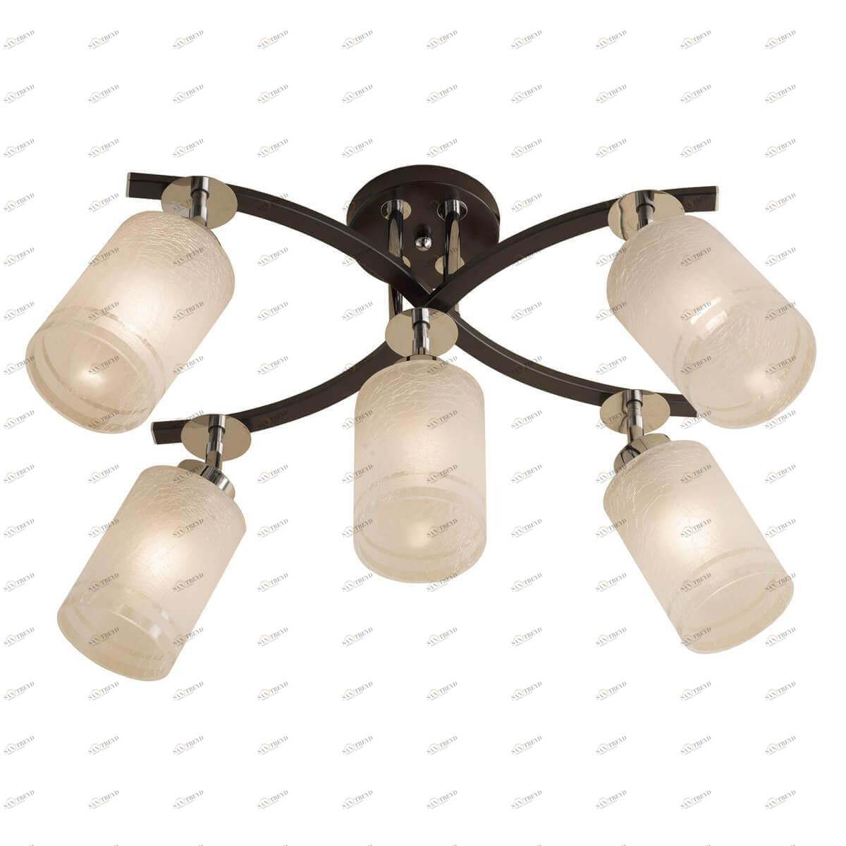 Спот потолочный на 5 ламп белый "Фортуна" CL156151 CITILUX ФОРТУНА 00-3923817 Белый 