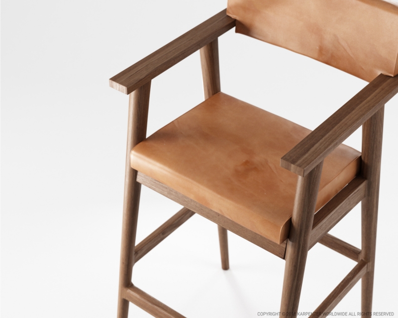 510_1117 Подлокотник барный с кожей Karpenter  - Вид №3